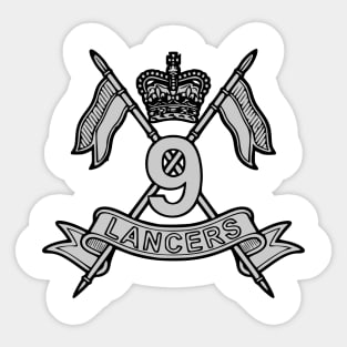 9th Queen's Royal Lancers Sticker